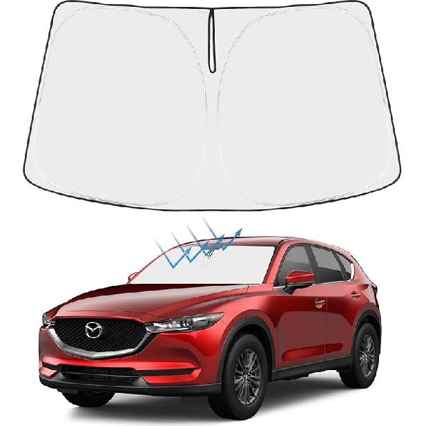 Proadsy 2025 Upgrade Front Windshield Sun Shade Foldable RAV4 Sunshade Protector Fit -2025 RAV-4 SUV Crossover, TRD Off-Road, LE XLE Premium Limited