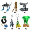 Shark Figurine Tungtungsahur Figure Funny Anime Dolls Desktop Decoration Ornament Movable 3D Printed Gift for Kids Friends