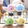 11Cm Creative Plush Little Dolphin Keychain Cute Little Whale Doll Pendant Keyring For Bag Ornaments Student Accessories Gifts