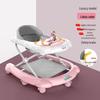 Multifunctional Anti-Tip Baby Walker with U-Shaped Pushchair