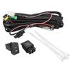 New H11 Fog Light Wiring Harness Sockets Wire+LED Indicators Switch For Ford/Honda