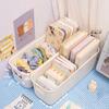 1 Stück Desktop-Aufbewahrungsbox für Schreibwaren Weiß Toilettenartikel Kosmetik Verschiedenes Kunststoff-Aufbewahrungs-Organisationsbox Schubladen-Organizer