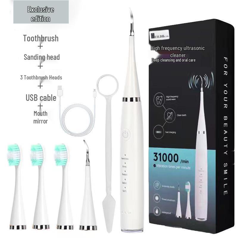 Ultrasonic 6-in-1 Electric Tooth Cleaner & Water Flosser