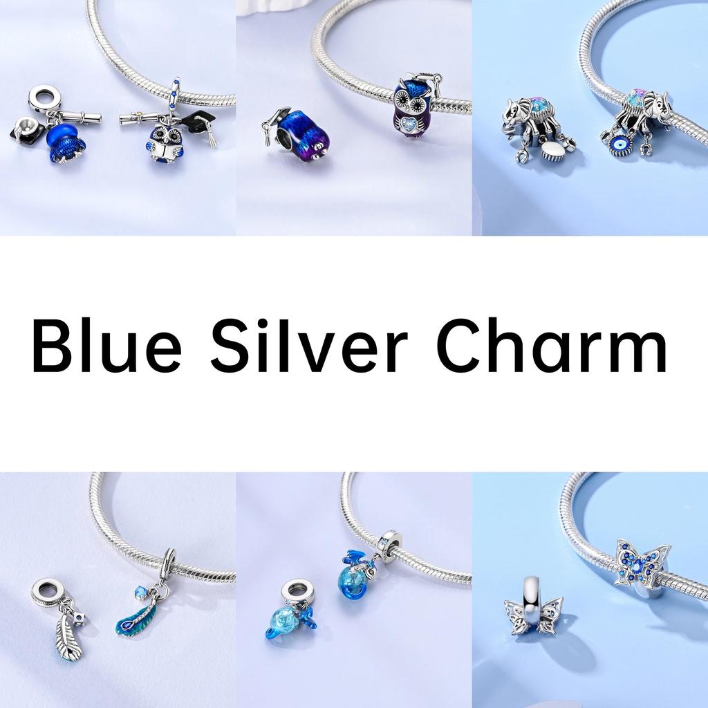 Owl Charms Original Copper Airplane Travel Blue Eyes Charm Sunflower Spacer Diy Fit Bracelet For Women Party Jewelry Gift