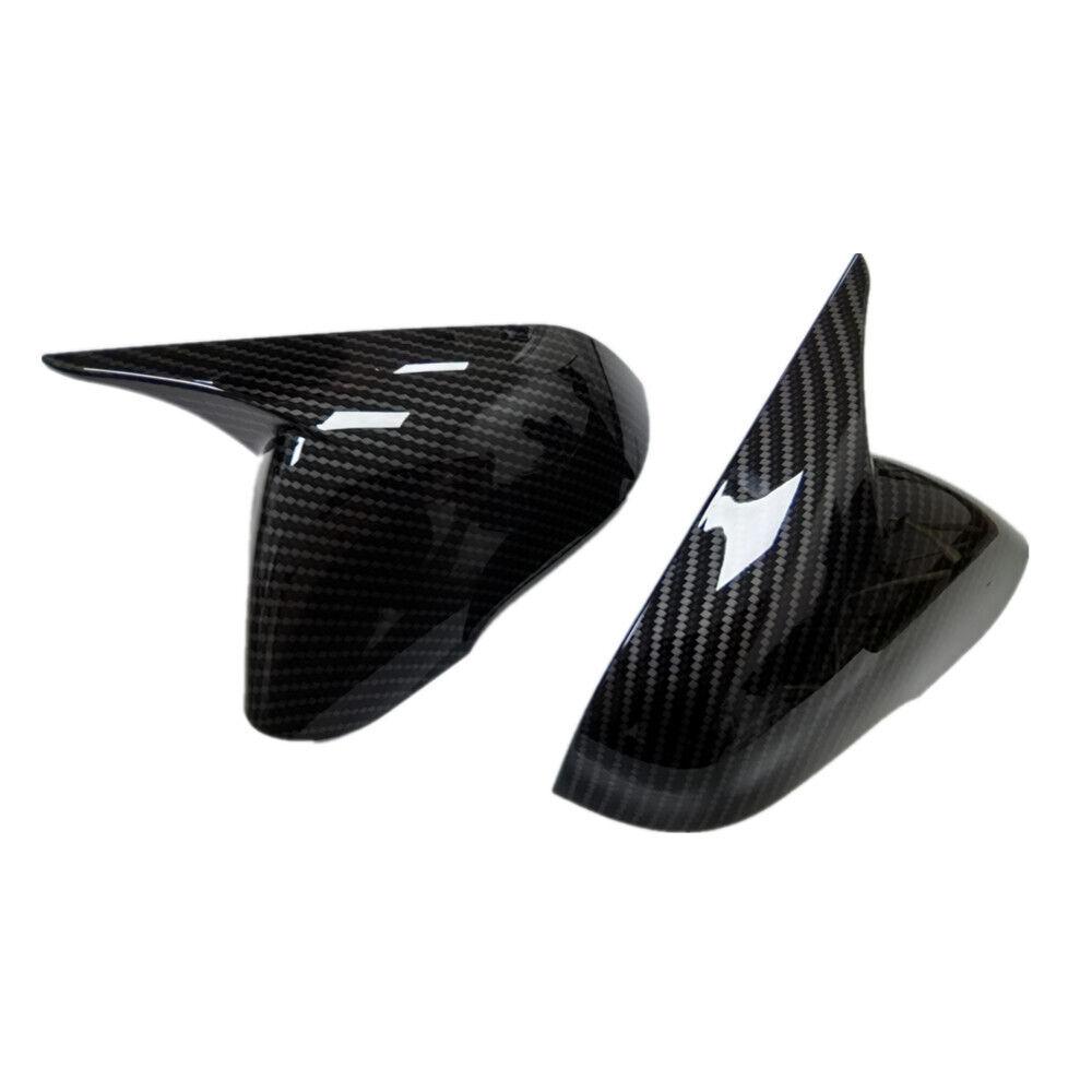 For Hyundai Sonata 2015-2019 OX Horn Car Rearview Side Mirror Cover Sticker Wing Cap Exterior Door Case Trim Shell Silver Frame