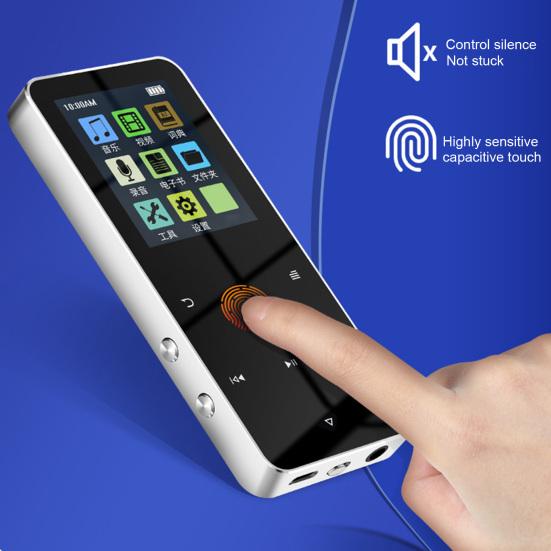 MP3 Player Battery 16GB Memory with 30-Hour TF Card Support Clear Sound