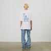 New MLB MONOGRAM Collection Los Angeles Dodgers SS24 T Shirt Unisex White 3ATSM0643-07WHS