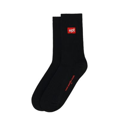 MEIAS COM LOGO EPT (PRETO_VERMELHO)