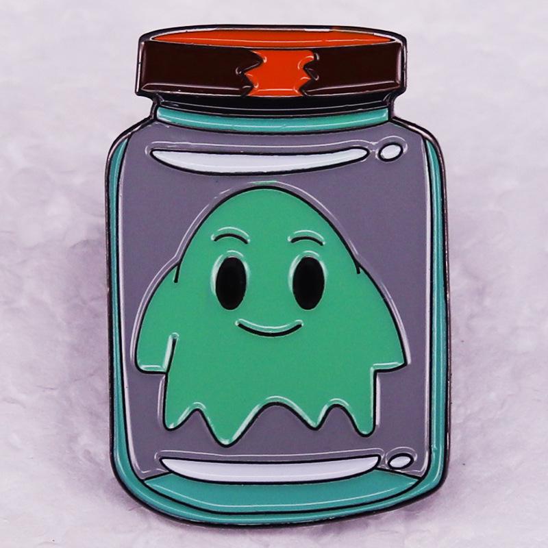 Ghost Tin Pin Badge