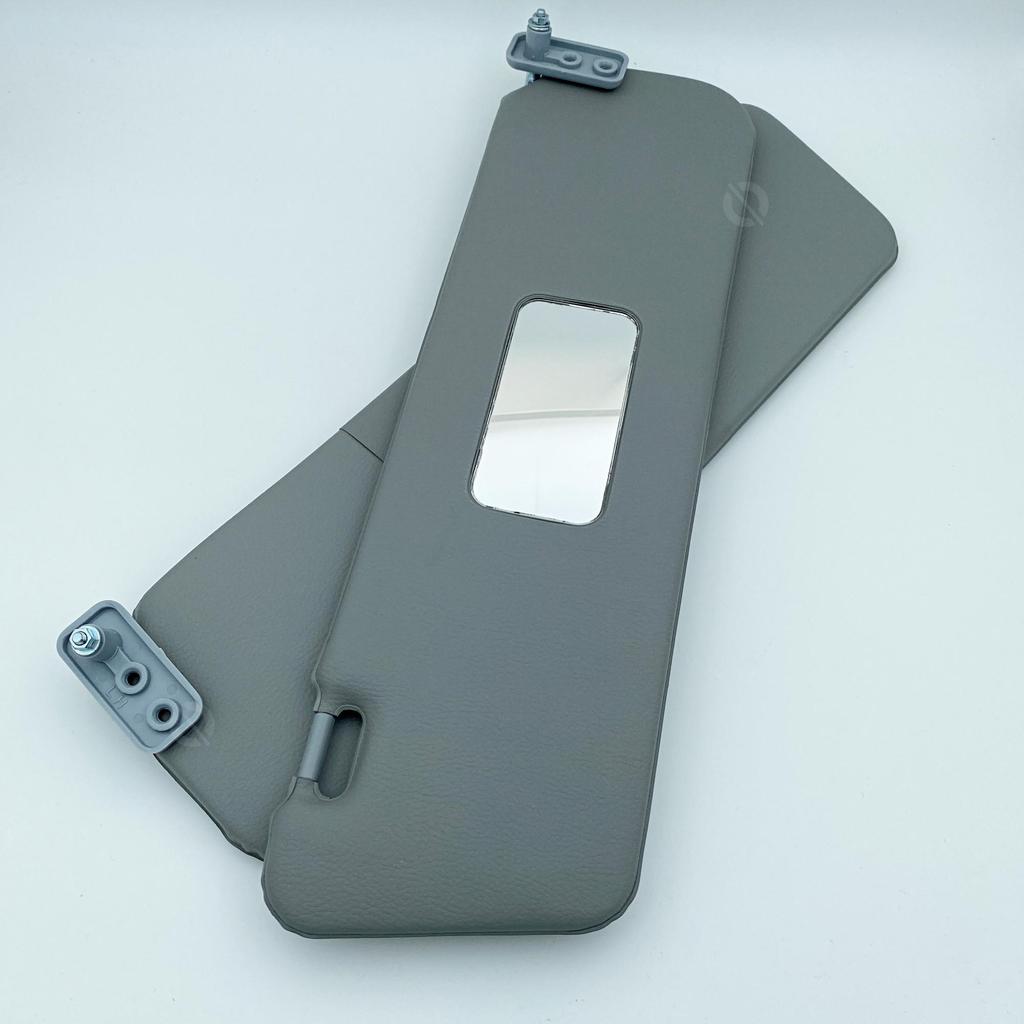 Parasolar pentru H100 pentru L300 Stânga Dreapta Set 2 buc Umbrela de soare pentru Hyundai H100 pentru Mitsubishi L300 Gri ​​Cu Oglinda