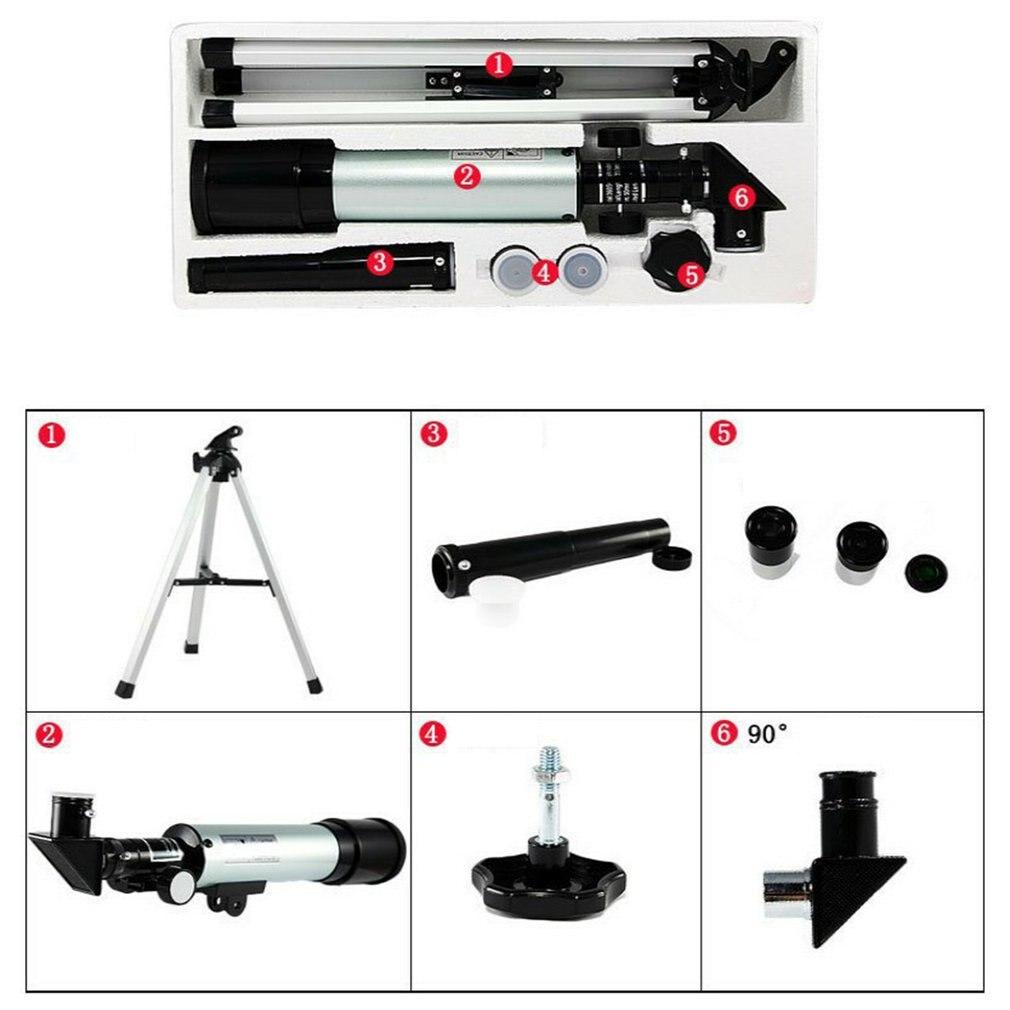 Outdoor 90 Degrees Telescope 90X F36050 Telescope Astronomical Landscape Lens Monocular With Tripod For Kids Beginners Wholesale