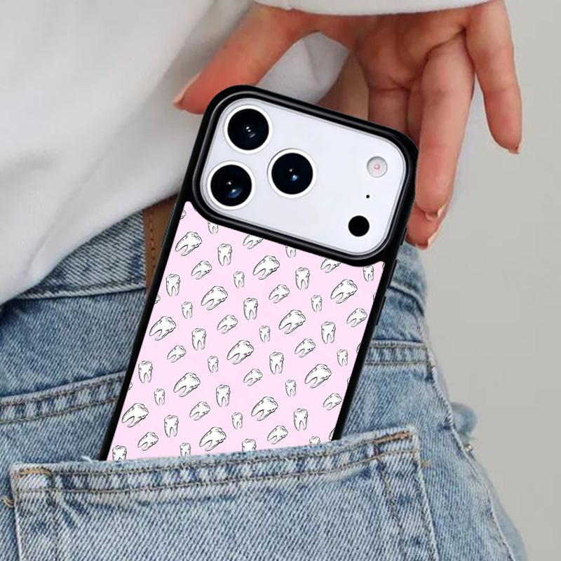 Dentist Dental Tooth Soft Phone Case for iPhone 16e 15 14 13 12 17 Pro Max Plus Air 17pro Cover Coque