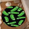 Monster Scientist Round Rug for Livingroom,Bedroom, Palyroom, Chair Rug, Area rug, Circle Carpet, Large Size Fan Christmas gift