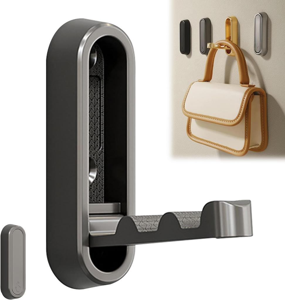 Klappbarer Wandhaken Handtuchmantelhaken Edelstahlhaken für Zuhause und Dekoration Küche Badezimmer Matt Handtuchhalter Aufbewahrungsorganisator