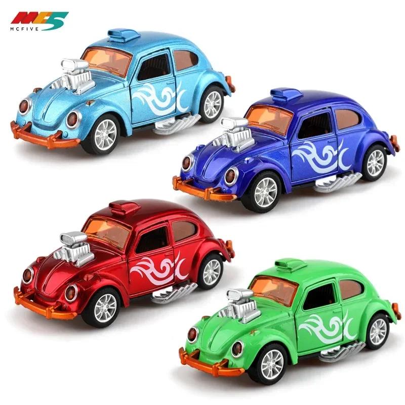 1:36 Legierung Rückzieh-Doppeltür Trägheits-Panzer Klassisches Auto Insektenmodell Cartoon Niedliches Ornament
