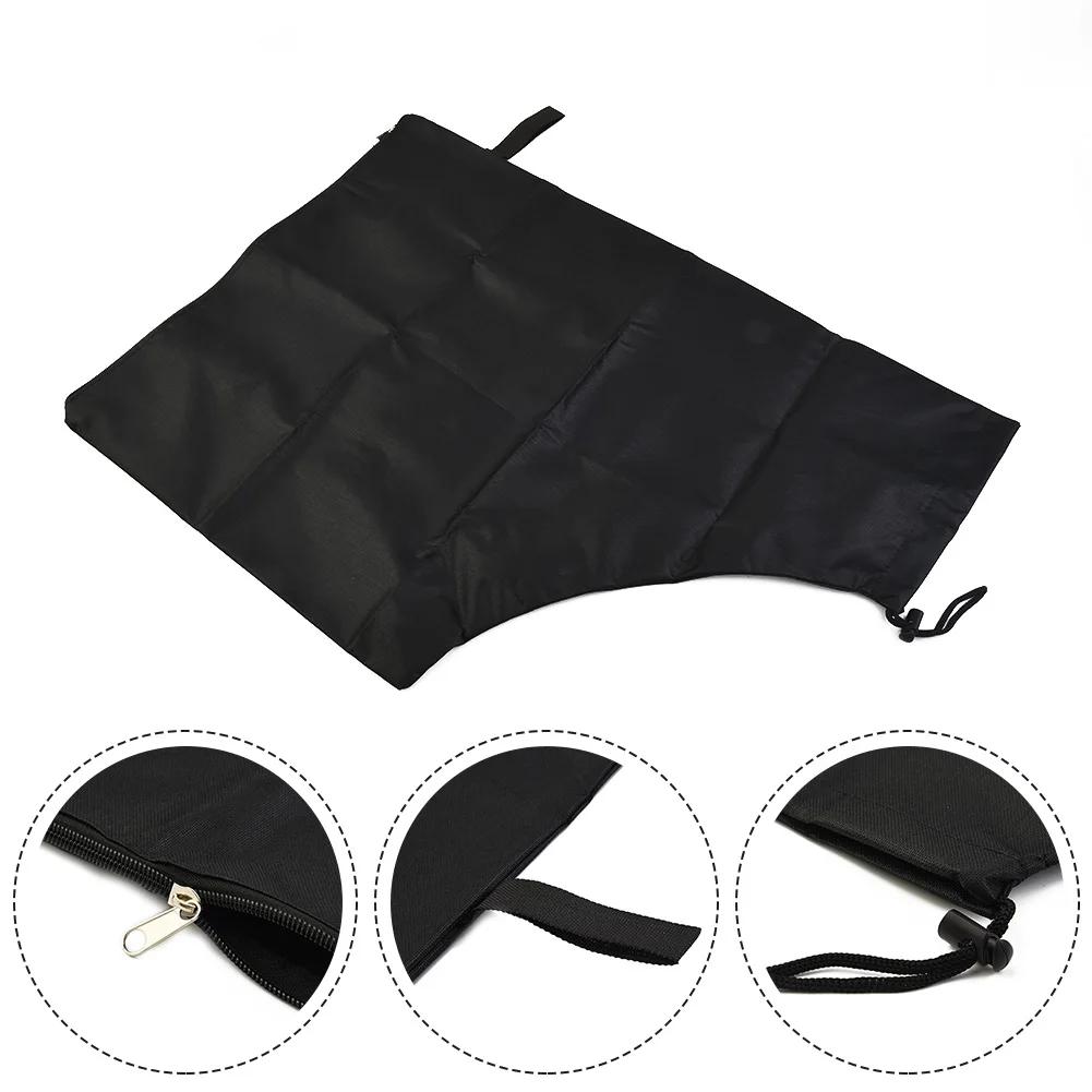 Universal Leaf Blower Vacuum Bag Garden Lawn Yard Shredder Replacement Leaf Bag Outdoor Replacement Garden Collection Bag Tools чёрный