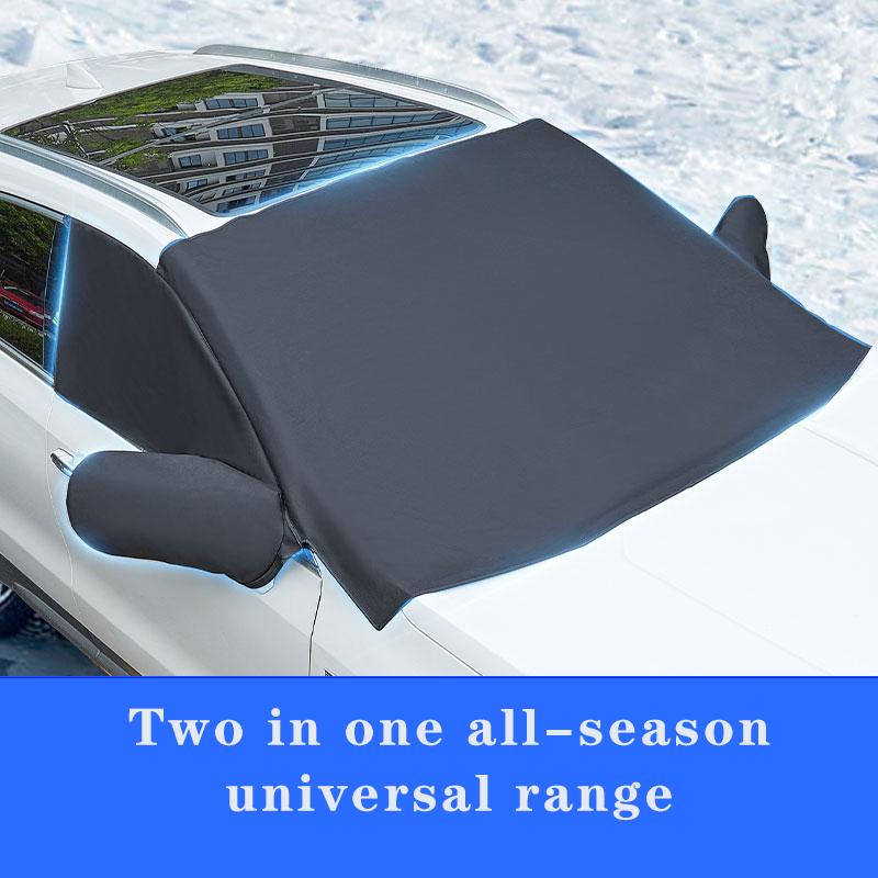 

Два в одном всесезонный универсальный автомобильный чехол от снега защита от замерзания защита от солнца солнцезащитный козырек для Tesla Model 3 Model Y