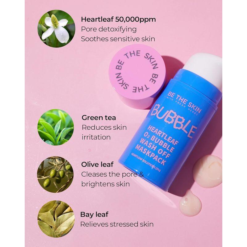 [Be The Skin] *renouvellement* Masque Pack Moussant Oxygénant à la Centella Asiatica 120g