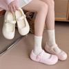 Candy Color EVA MaryJane Slippers Anti-slip Slides Sandals Fashion EVA Ballet Shoes  Girl