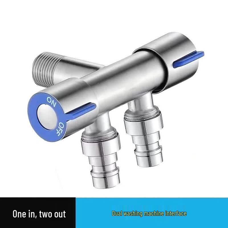 Hibiscus Dual-Outlet Washing Machine Angle Valve