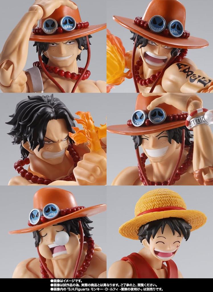Tamashii Nations One Piece Portgas Ace Bandai Spirits Action Figure - - D. -Fire Fist-, S.H.Figuarts