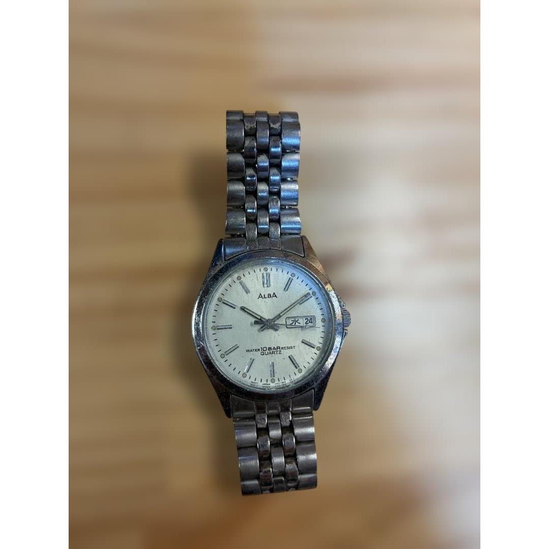 SEIKO ALBA Seiko Alba Quartz Watch Day Date Junk