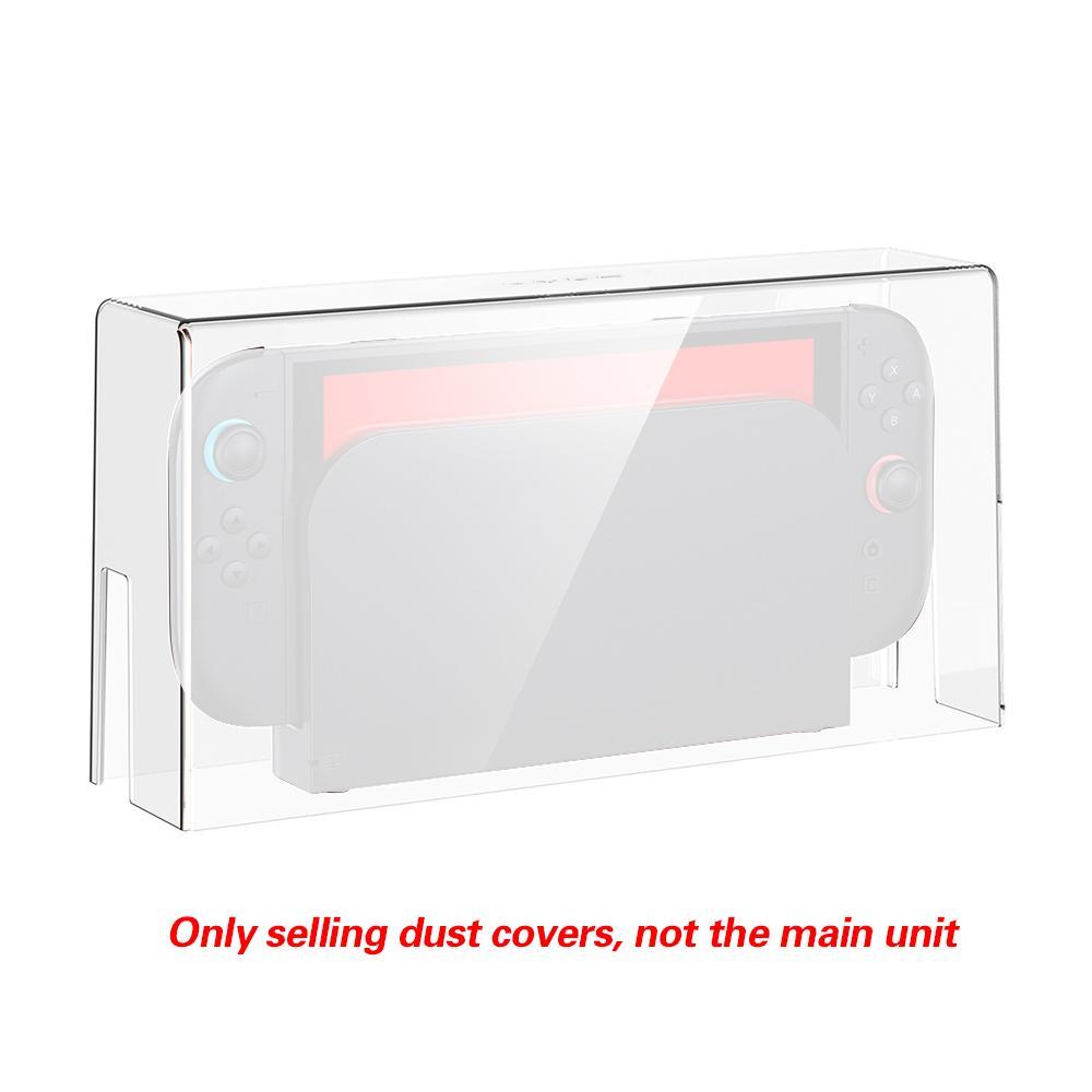 For Switch 2 Dustproof Cover Glowing Base Display Stand Transparent Acrylic Host Shell Protective Base Storage Box