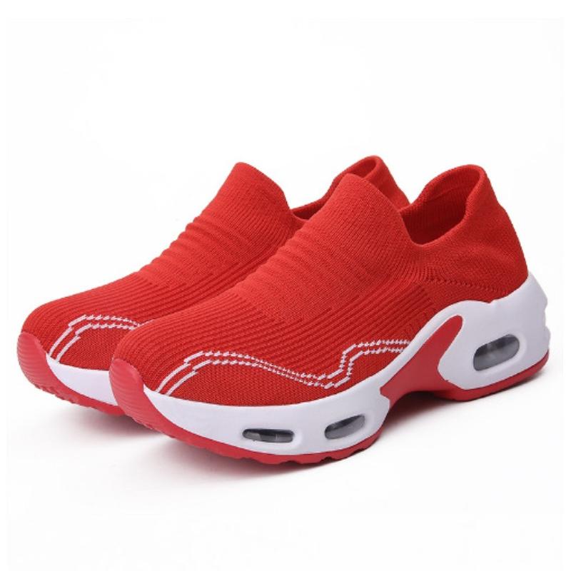 Luftgepolstertes Mesh Leichte Sportschuhe Flache Öffnung Bequem Atmungsaktiv Weich, Outdoor Wanderschuhe Reiseschuhe