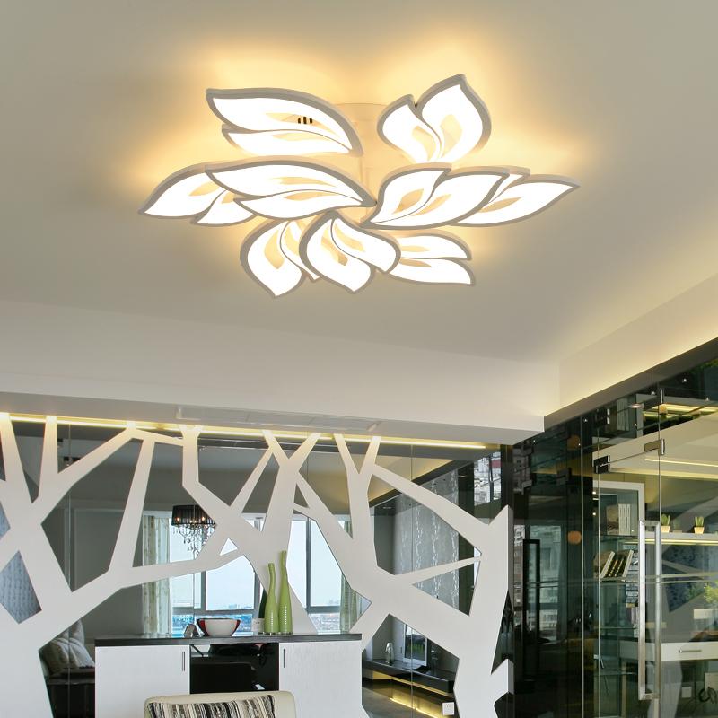 New modern LED ceiling light flower acrylic creative bedroom living room ceiling light fixture room light Home decoration