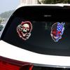 Portableb American Skull Car Stickers Scary Truck Window Skull Head Decal Skeleton Head Decals Motorcycle Helmet Decal
