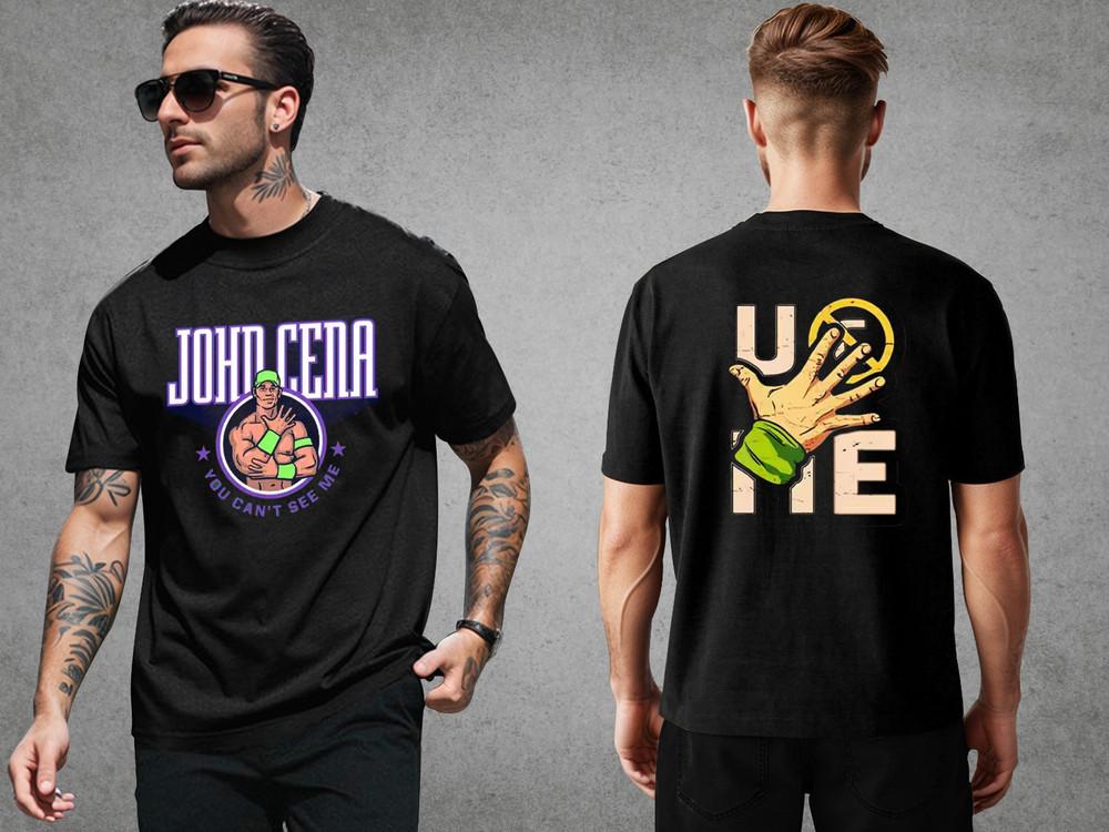 

Футболка Джона Сіни, Футболка Ти мене не бачиш , Американський реслер, Графічна футболка WWE 4XL