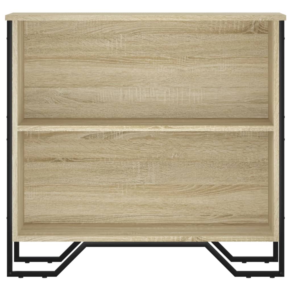 Vidaxl Regał, Dąb Sonoma, 80X31X74,5 Cm, Materiał Drewnopochodny