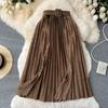 Mid-Length Skirt Women's Autumn Popular Skirt Pleated Skirt