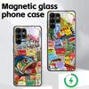 Sardines Phone Case For Samsung S26 S25 S24 S23 S22 S21 Plus Ultra Note20 Glass Magnetic Case