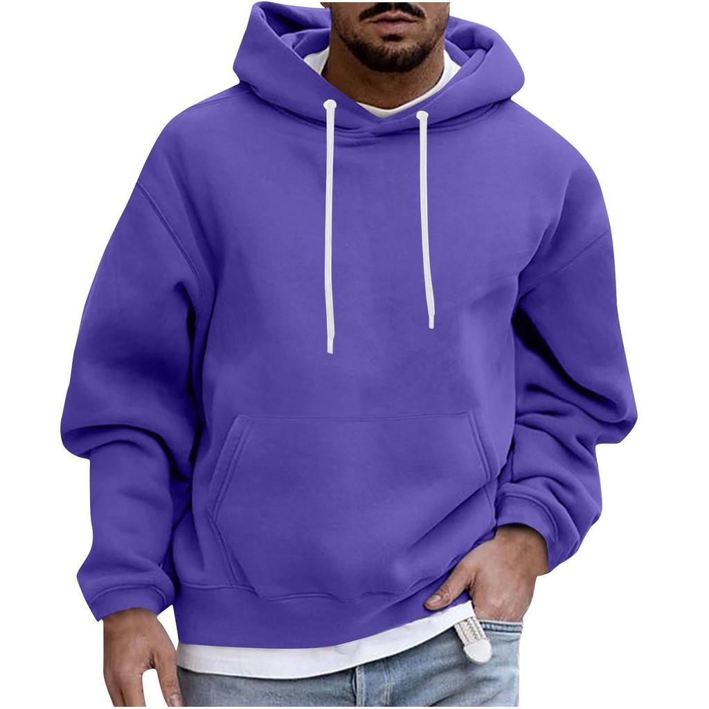 Unisex Loose Casual Fleece Pocket Hoodies - Available In Stock