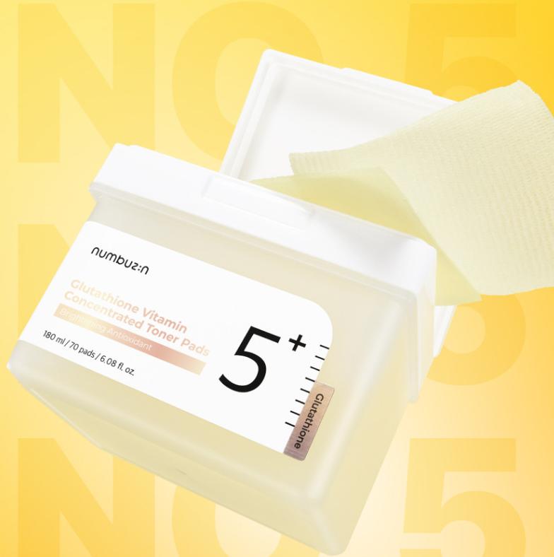 NUMBUZIN No.5 Glutathione C Spot Film Pads 70 Sheets