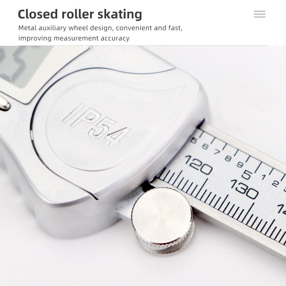 0-150mm Stainless Steel Vernier Calipers LCD Digital Micrometer 0.01mm High Precision Vernier Caliper Ruler for Decoration