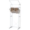 Iris Ohyama Laundry Rack with Hanger Bar, Width 66.5-95cm X Depth 54.5cm X Height 192cm, HLR-192B