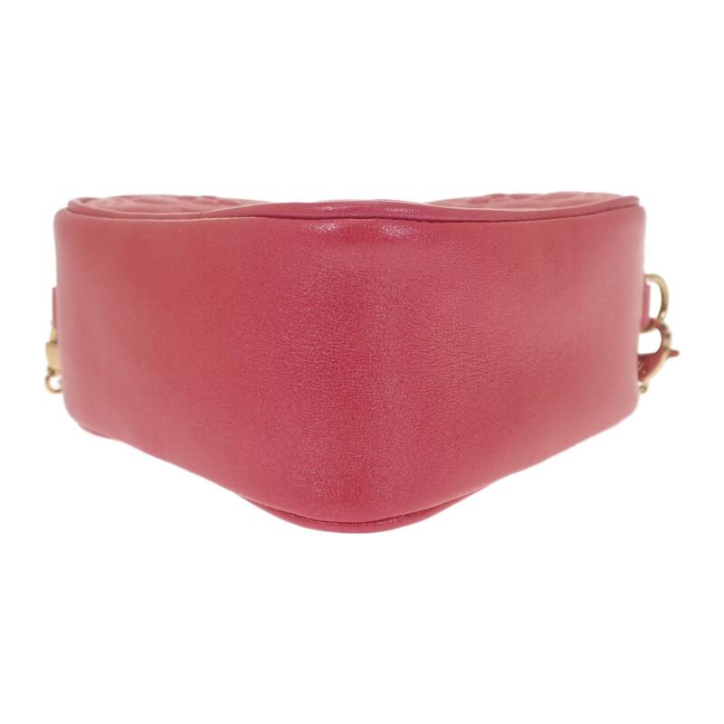 LOUIS VUITTON  M80837 Monogram Shoulder Bag Red leather Women