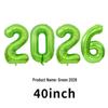 2026 New Year's Party Large 32" & 40" Number Foil Balloons Set