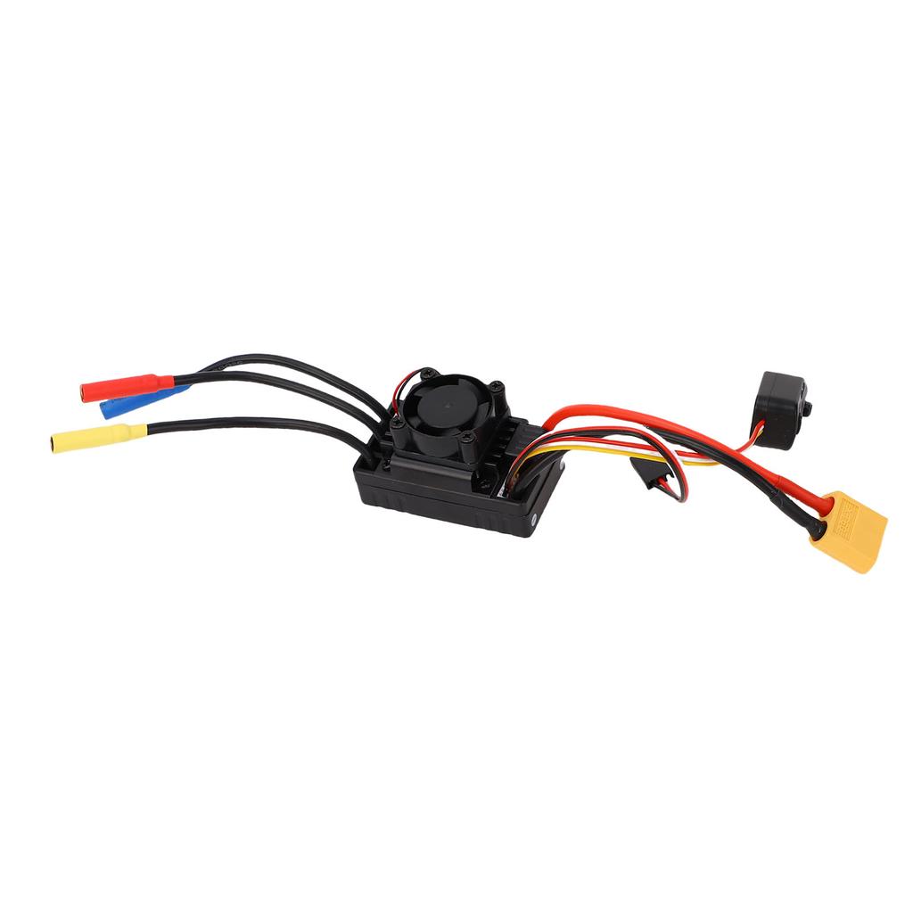 Brushless ESC Replacement for Buggy 1:10 On Road Off Road RC Electronic Speed Controller with Cooling Fan 60A