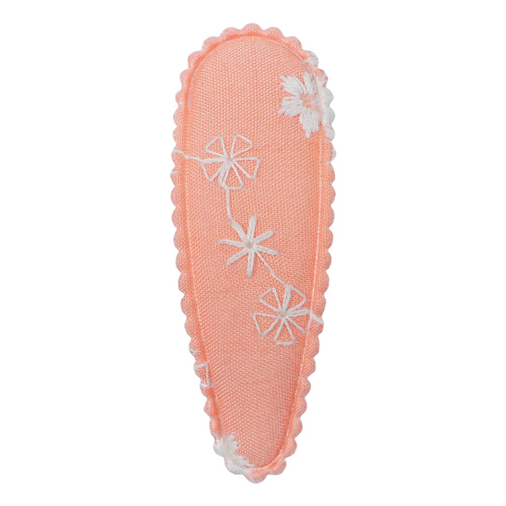 2/4/6Pcs/Set New Print Cotton Alloy Hair Bow Snap Clips Fabric Plaid Hairpins Girl Kid Headwear Baby Hair Accessories