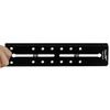 Haoge 220mm Rapid Connect Long Sliding Quick Release Plate for Manfrotto and Tripod Fluid Video Heads MVH500AH, MVH500A, MVH502AH, MVH502A, 501HDV,