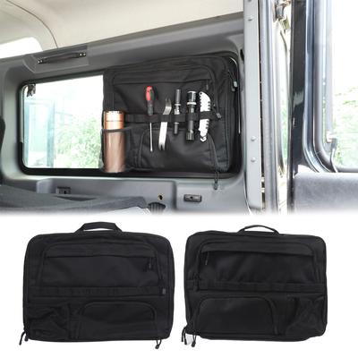 Organizator de geamuri laterale pentru portbagajul mașinii pentru Land Rover Defender 90 110 130 2004-2018 Amenajare interioară