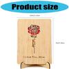 Efficient Wooden Celebration Card For Wedding Anniversaries Birthdays And Decorative Shelf Display