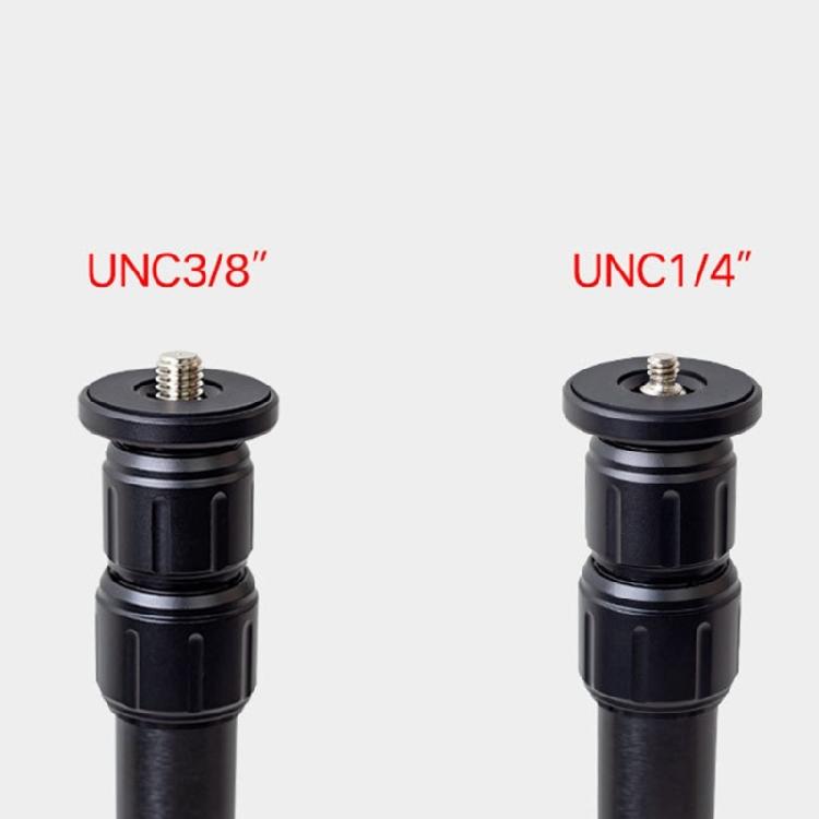Telescopic Aluminum Alloy Camera Tripod Extension Rod Center Shaft Rod 2-Section Adjustable For Steady Use