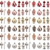 Christmas decoration set of 13, including crutches, candies, lollipops, pine cones, painted Christmas balls, Christmas tree ornaments