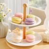 100PCS Disposable Cocktails Picks, Bamboo Long Fruit Label, Cartoon Decor Sharp Tip Skewers, for Burgers Sandwiches Fruits Desserts