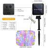 Solar PVC Tube Rope Led Fairy Light Outdoor Garden Christmas Decoration Xmas Tree Wedding LED Garland WaterProof String Lights