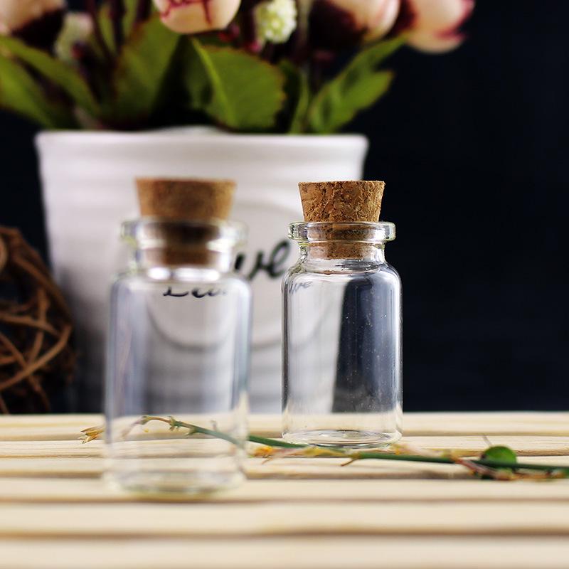 Cork Glass Wishing Bottle Pendant with Lucky Stars - DIY Handmade Starry Sky Decorations